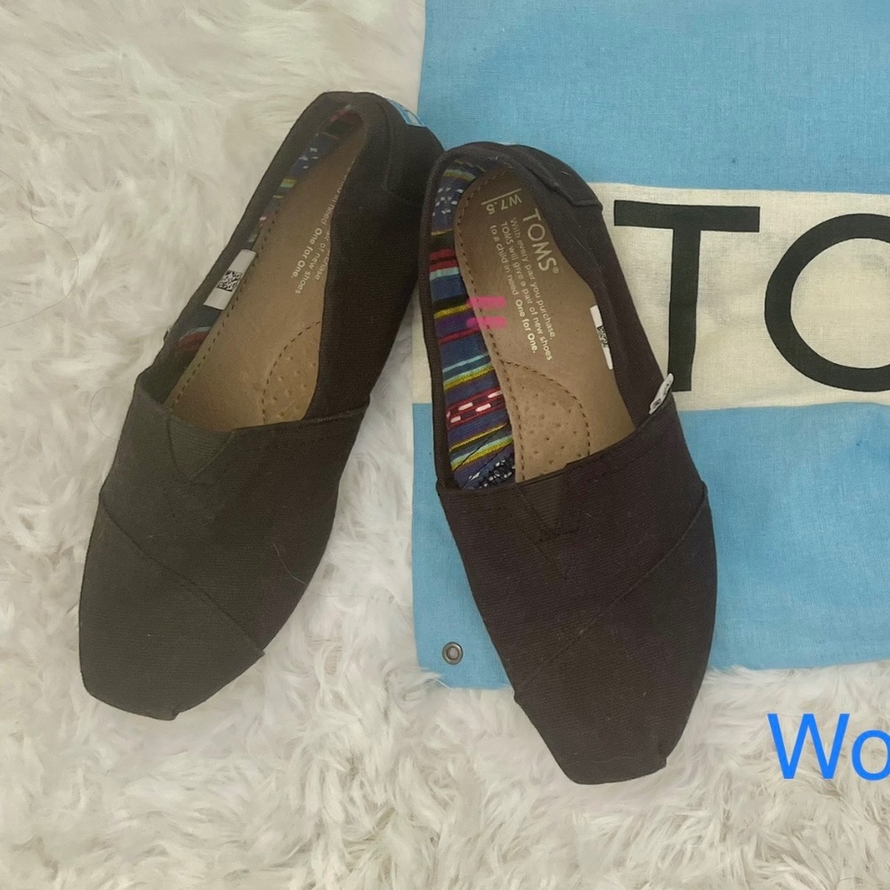 Toms casual flat black